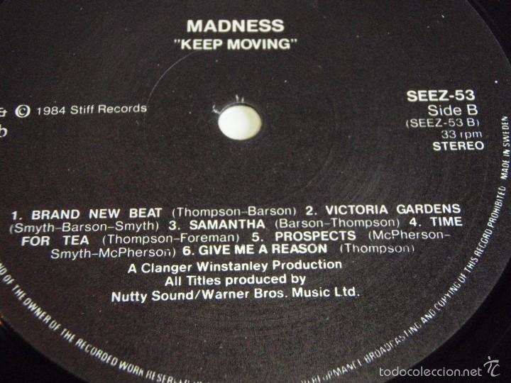 Discos de vinilo: Madness &lrm;&ndash; Keep Moving Scandinavia,1984 Stiff Records* - Foto 4