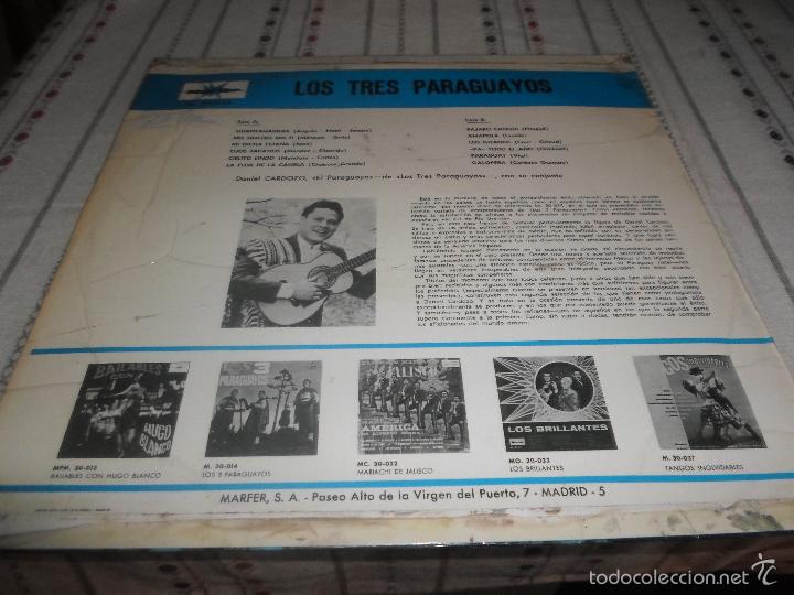 Discos de vinilo: LOS 3 PARAGUAYOS - Foto 3