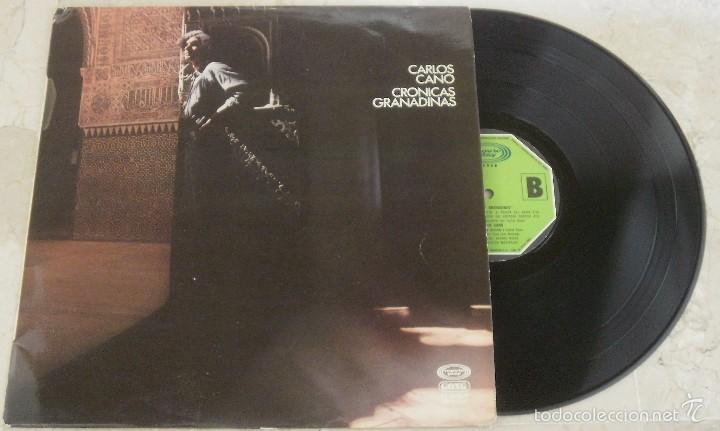Discos de vinilo: LP CARLOS CANO - CRONICAS GRANADINAS - Foto 1