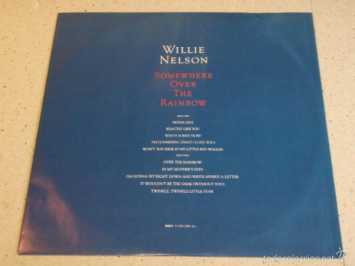 Discos de vinilo: Willie Nelson &lrm;&ndash; Somewhere Over The Rainbow Holanda,1981 CBS - Foto 4