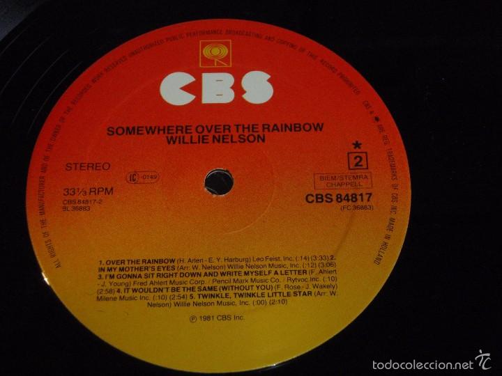Discos de vinilo: Willie Nelson &lrm;&ndash; Somewhere Over The Rainbow Holanda,1981 CBS - Foto 6