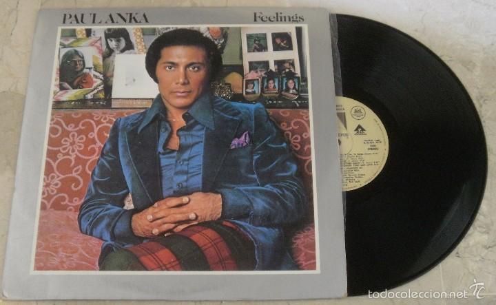 Discos de vinilo: LP PAUL ANKA - FEELINGS - 1975 - Foto 1