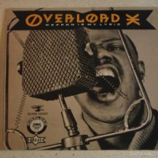 Discos de vinilo: OVERLORD X ‎– WEAPON IS MY LYRIC UK,1989 MANGO STREET