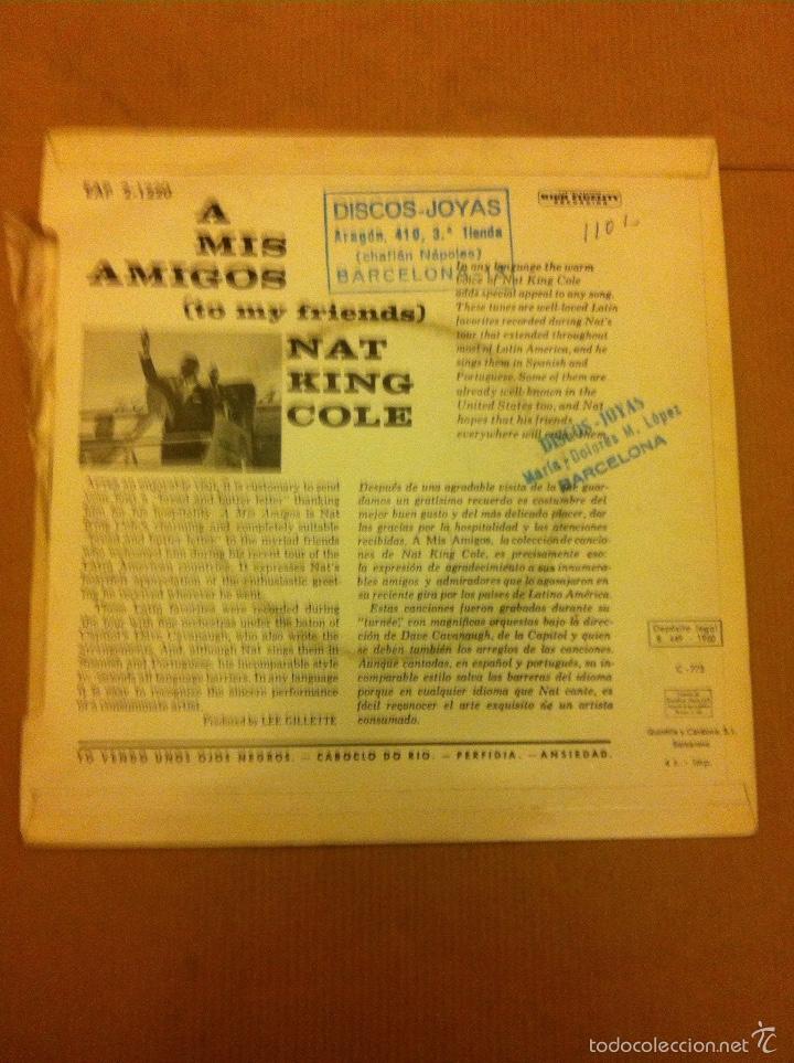 Discos de vinilo: nat king cole - a mis amigos - Foto 2