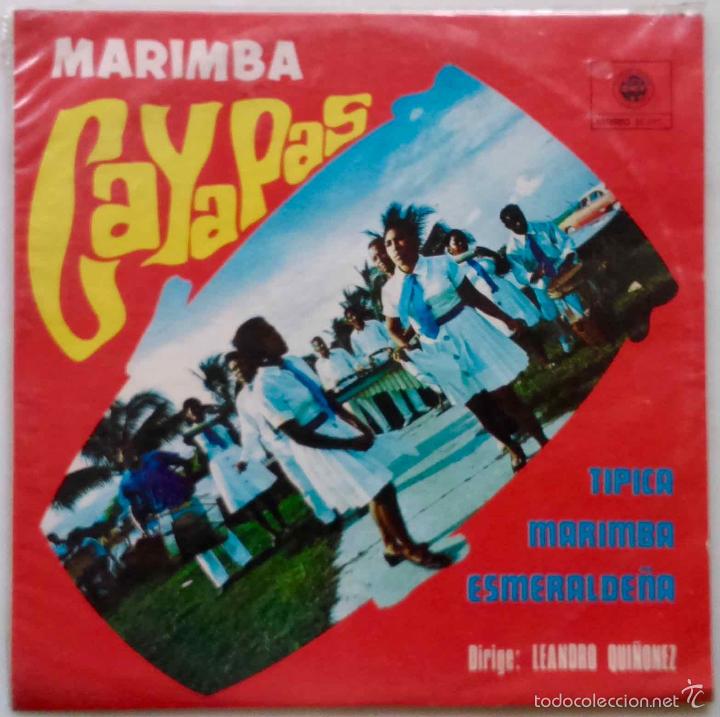 Disques de vinyle: MARIMBA CAYAPAS - DIRIGE: LEANDRO QUI&Ntilde;ONEZ - LP ECUADOR