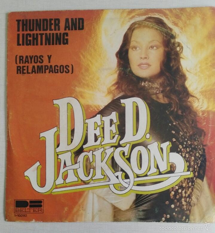 Discos de vinilo: Dee D Jackson: Thunder and Lighting/Living a dream - Foto 1