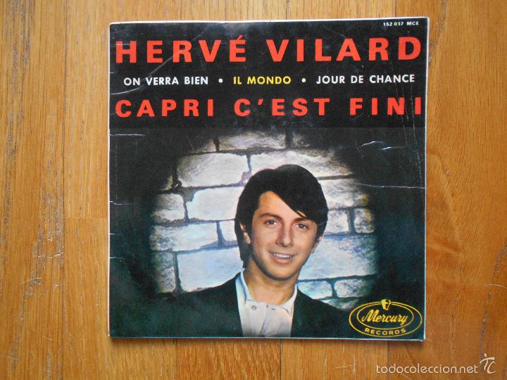 Discos de vinilo: HERVE VILARD, Capri C`est Fine, Mercury - Foto 1