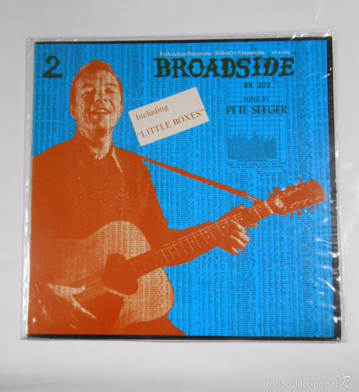 Discos de vinilo: PETE SEEGER. - BROADSIDE SUNGS. LP. 2. INCLUDING LITTLE BOXES. TDKDA4 - Foto 1