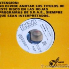 Discos de vinilo: JIMMY FONTANA-BEGUINE, MI SERENATA**** SINGLE RCA DE 1982 ,RF-279