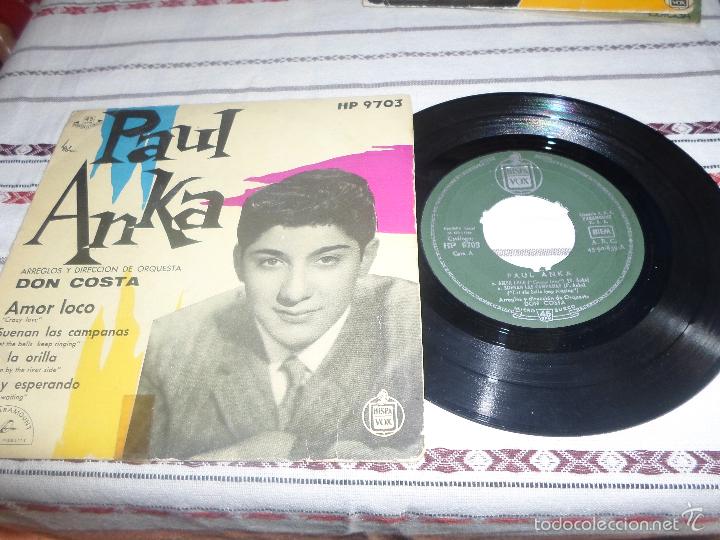Discos de vinilo: PAUL ANKA AMOR LOCO - Foto 1