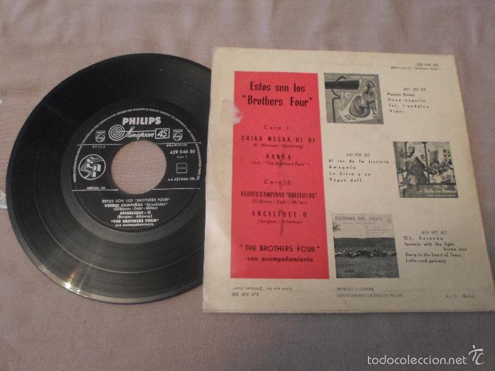 Discos de vinilo: BROTHERS FOUR - CHIKA MUCKA HI DI - Foto 2