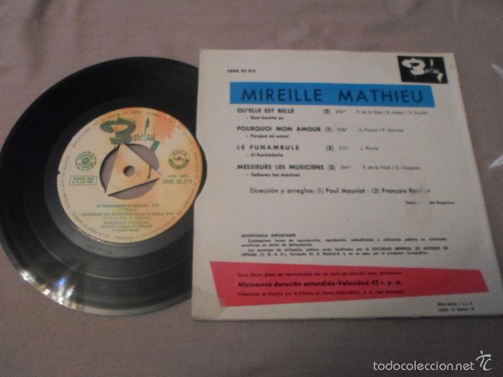 Discos de vinilo: MIREILLE MATHIEU - POURQUOI MON AMOUR - Foto 2