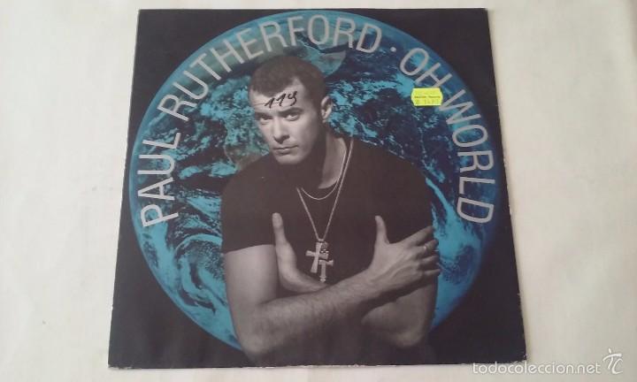 Discos de vinilo: Paul Rutherford - Oh World - 1989 - Foto 1