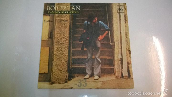 Discos de vinilo: Bob Dylan.Cambio de guardia.SINGLE.ESPA&Ntilde;A 1978.CBS. - Foto 1