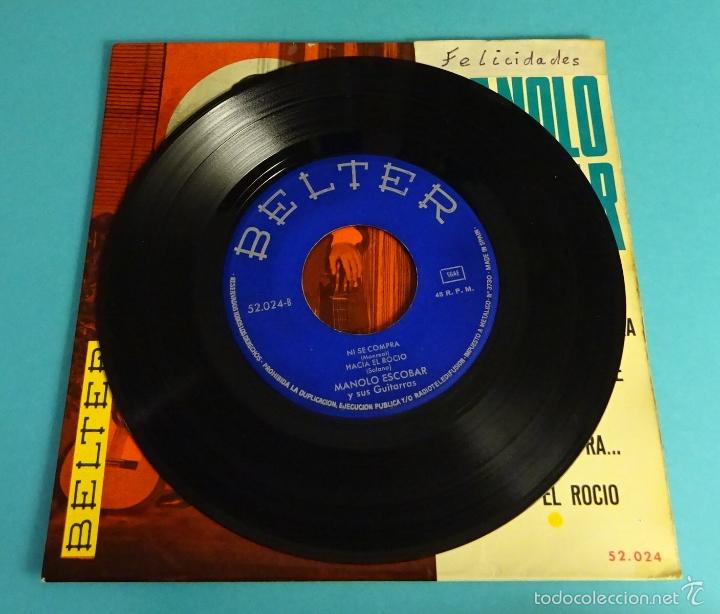 Discos de vinilo: MANOLO ESCOBAR Y SUS GUITARRAS. BELTER - Foto 4
