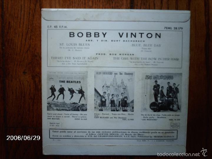 Discos de vinilo: bobby vinton  - st louis blues  +  3 - Foto 2