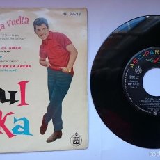 Discos de vinilo: PAUL ANKA - I LOVE IS JUST AROUND THE CORNER / I'M IN THE MOOD FOR LOVE +2 (EP 1960). Lote 55338851