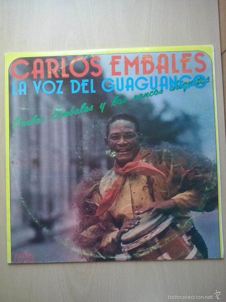 Vinyl records: carlos embales y los roncos chiquitos- la voz del guaguanco- lp arieto cuba