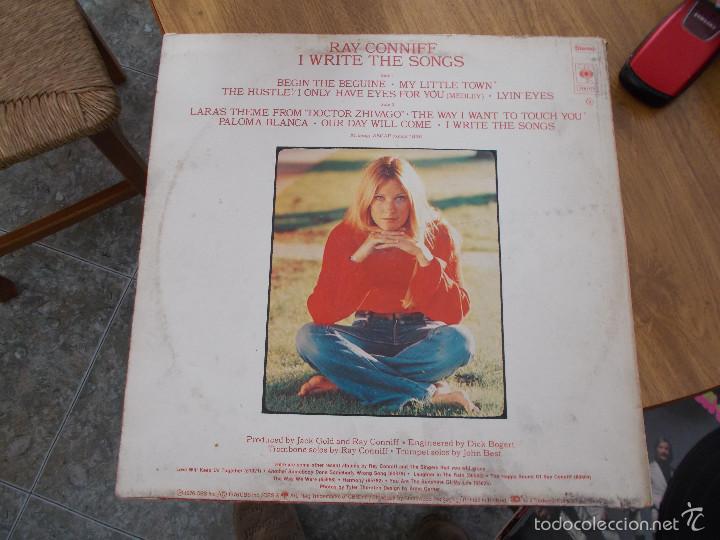 Discos de vinilo: RAY CONNIFF.I WRITE THE SONGS - Foto 3