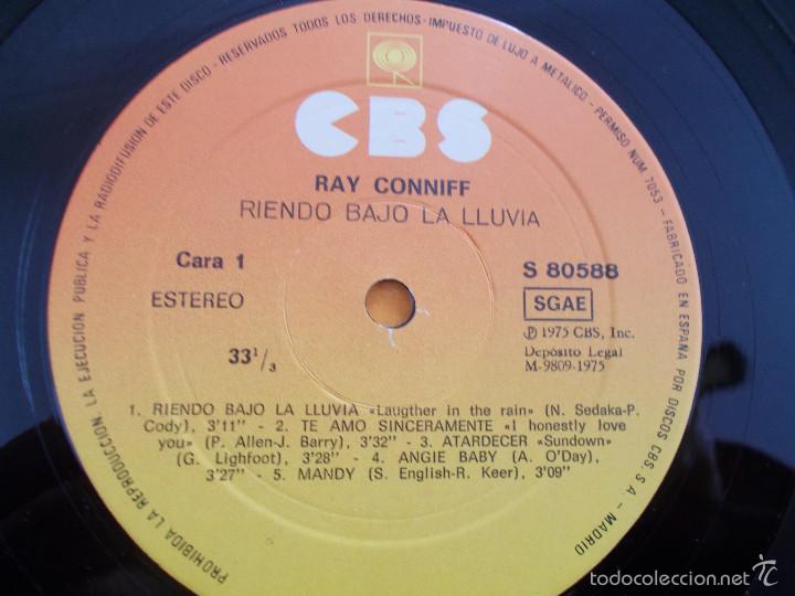 Discos de vinilo: RAY CONNIFF.LAUGHTER IN THE RAIN. - Foto 4