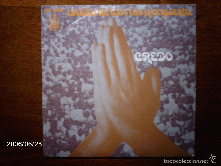 Discos de vinilo: waldo de los rios y orquesta  -  credo  +  a cristo crucificado - Foto 1