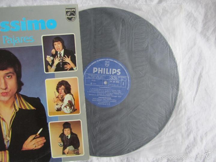 Discos de vinilo: Pajarissimo de Andr&eacute;s Pajares 1975 - Foto 3