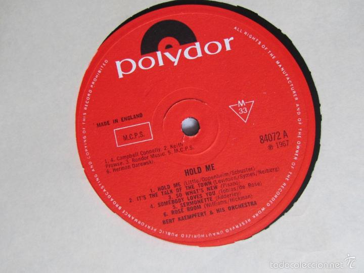 Discos de vinilo: Bert Kaempfert and His Orchestra Hold me - Foto 4