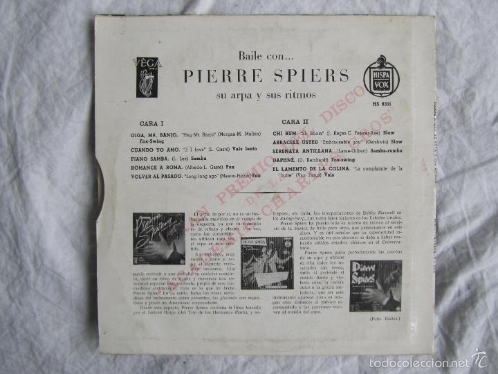 Discos de vinilo: Baile con Pierre Spiers Su arpa y sus ritmos - Foto 2