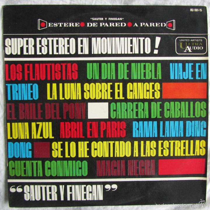 Discos de vinilo: Sauter & Finegan Super estereo en movimiento - Foto 1