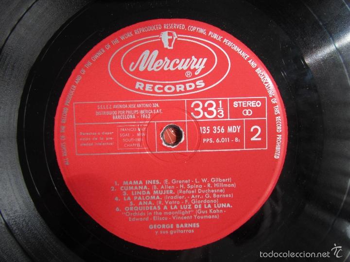 Discos de vinilo: Las guitarras de George Barnes 1962 - Foto 5