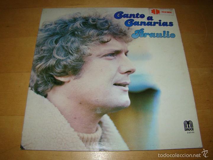 Discos de vinilo: BRAULIO - CANTO A CANARIAS - Foto 1