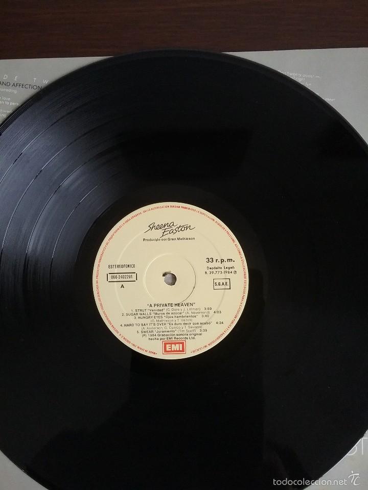 Discos de vinilo: SHEENA EASTON - A PRIVATE HEAVEN - Foto 4