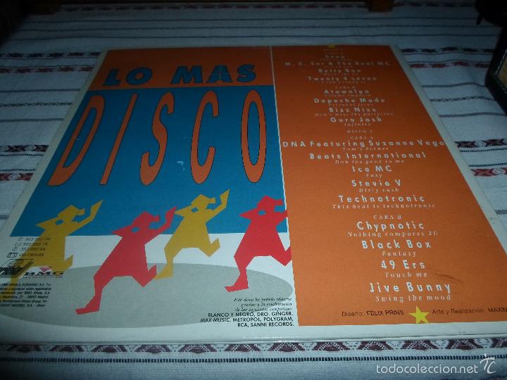 Discos de vinilo: LA MAS DISCO(DOBLE LP PORTADA ABIERTA) - Foto 3