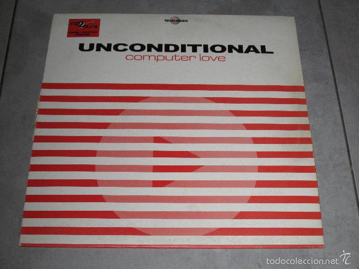 Discos de vinilo: UNCONDITIONAL - COMPUTER LOVE - MAXI - Foto 1