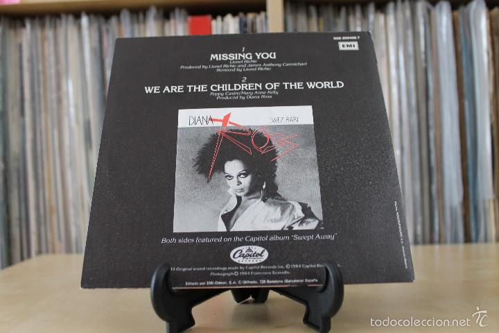 Discos de vinilo: DIANA SG MISSING YOU 80S SPAIN PROMO - Foto 2