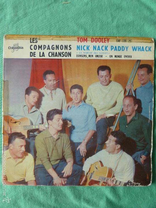 Discos de vinilo: TOM DOOLEY - LES COMPAGNONS DE LA CHANSON - Foto 1
