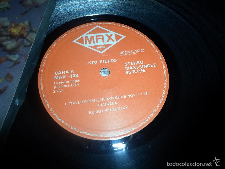 Discos de vinilo: KIM FIELDS HE LOVES - Foto 2