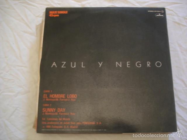Discos de vinilo: Azul Y Negro   El Hombre Lobo - Foto 2