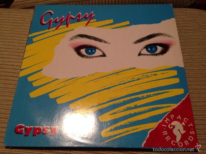Discos de vinilo: GYPSY - GYPSY EYES - MAXI CLOCKWORK 1987 - SYNTH POP - Foto 1