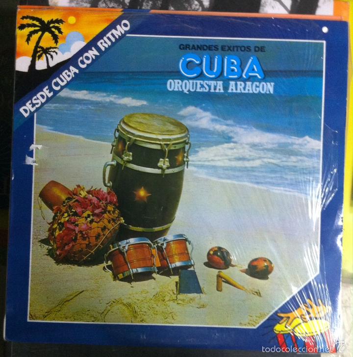 Discos de vinilo: Orquesta Arag&oacute;n. Grandes &eacute;xitos de Cuba. 1985 - Foto 1
