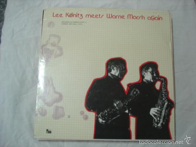 Discos de vinilo: Lee Konitz Meets Warne Marsh   Lee Konitz Meets Warne Marsh Again - Foto 2