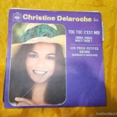 Discos de vinilo: CHRISTINE DELAROCHE. TOC TOC C´EST MOI. CBS EDICION FRANCESA. IMPECABLE