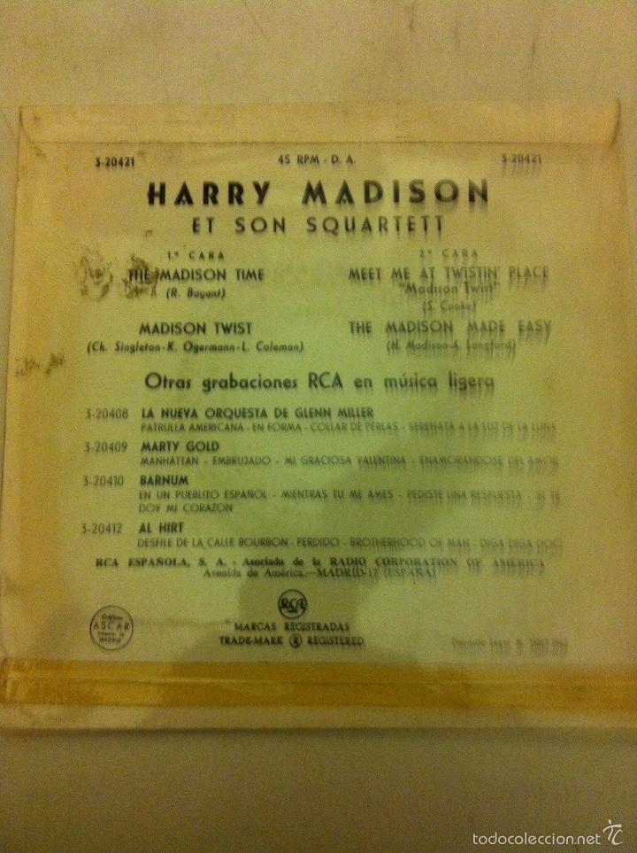 Discos de vinilo: el madison - Harry mdison et son squartett - Foto 2