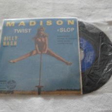 Discos de vinilo: BILLY NASH 7´EP MADISON TWIST Y SLOP (1962) BUENA CONDICION
