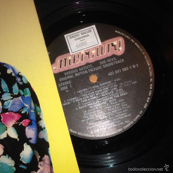 Discos de vinilo: SHE DEVIL B.S.O. LP 1989 USA (B-4) - Foto 2