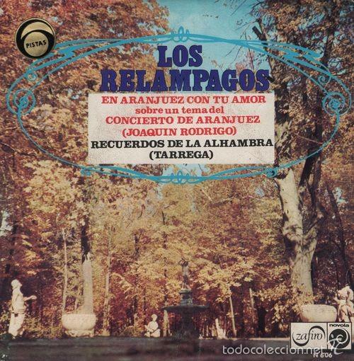 Discos de vinilo: LOS RELAMPAGOS - EN ARANJUEZ CON TU AMOR - SINGLE RARO DE VINILO - Foto 1