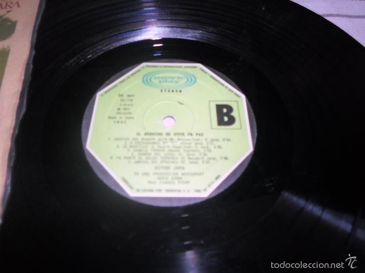 Discos de vinilo: VICTOR JARA EL DERECHO DE VIVIR EN PAZ - Foto 2