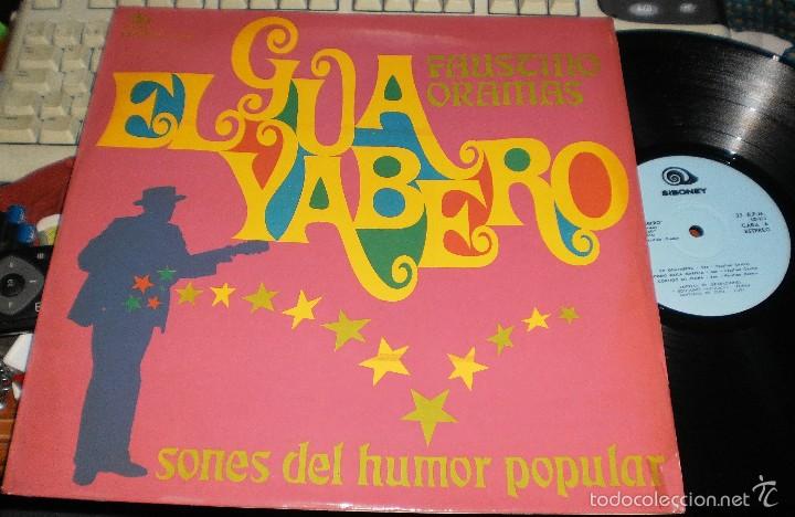 Vinyl records: faustino oramas lp el guayabero-sones del humor popular.cuba