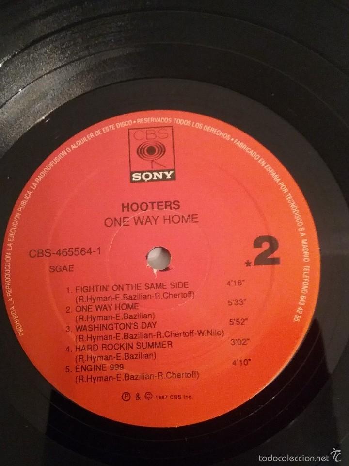 Discos de vinilo: HOOTERS-ONE WAY HOME - Foto 5