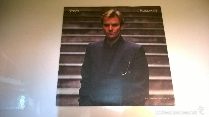 Discos de vinilo: Sting.Russians.SINGLE.AM RECORDS. - Foto 1